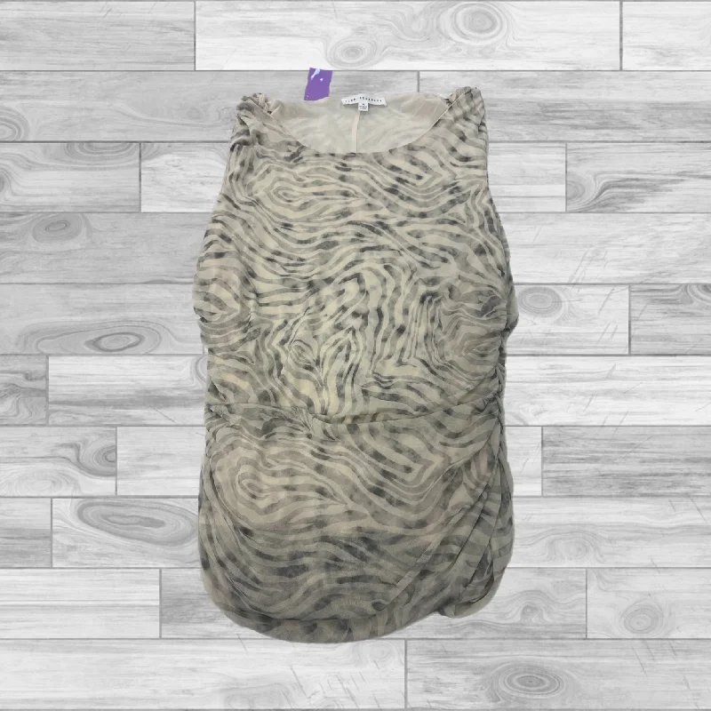 Beige Top Sleeveless Jane And Delancey, Size Xl