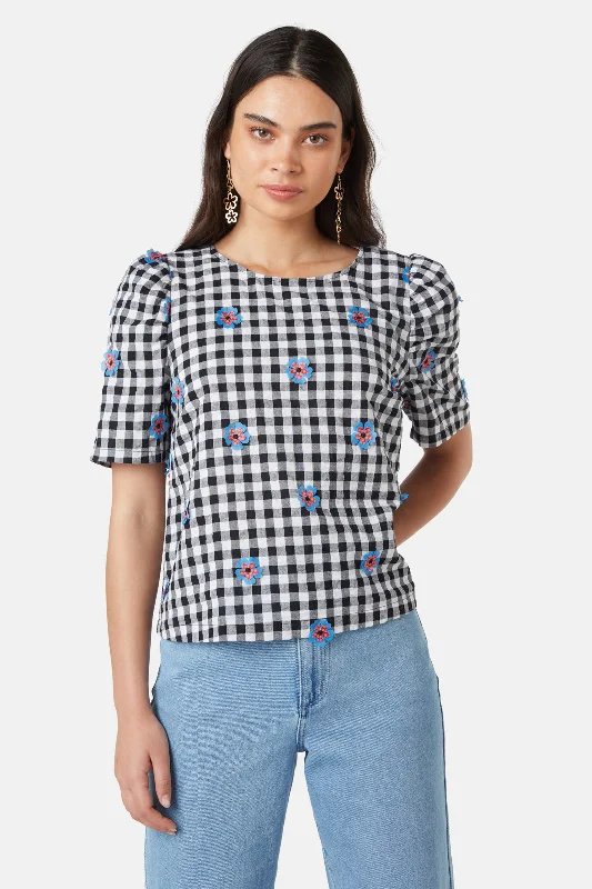 Lilly Gingham Top