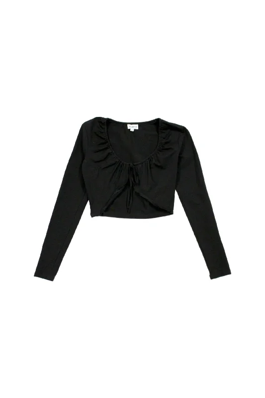 Superdown - Tie Front Crop