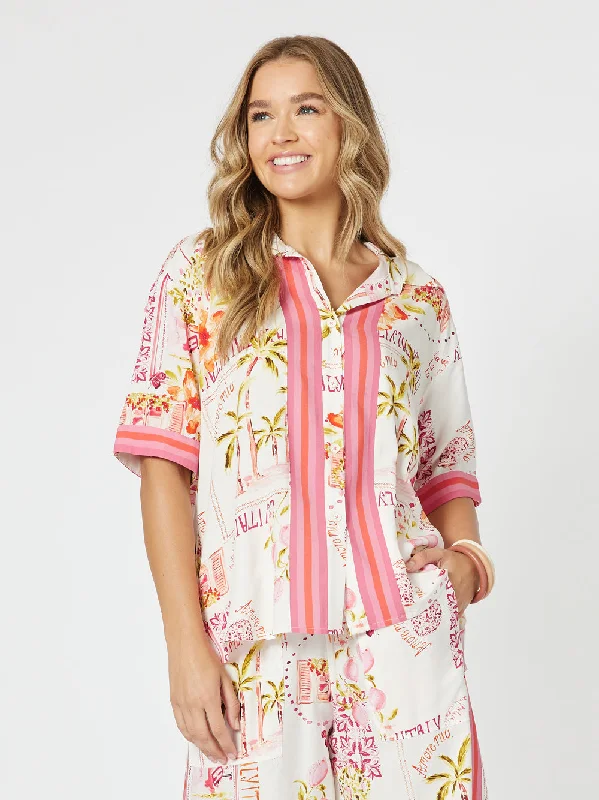 Threadz Ciao Bella Shirt Pink
