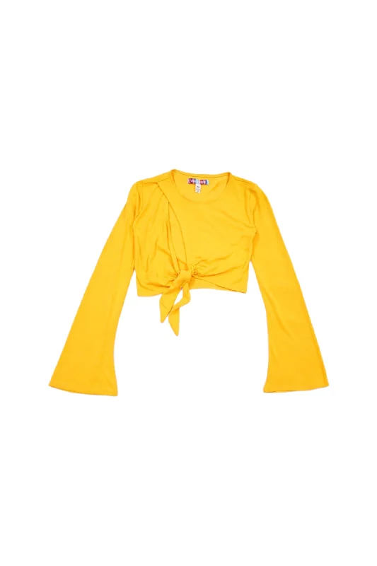 Urban Outfitters - Tie Front Cut Out Crop