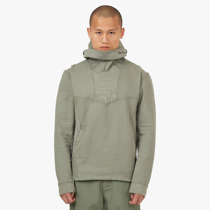 Nike ISPA Pullover Hoodie Dark Stucco / Dark Stucco - Opti Yellow