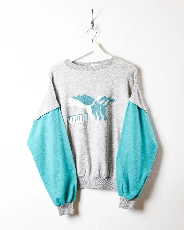 Puma Colour Block Sweatshirt - Small