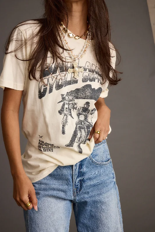 Badlands Cycle Cream Unisex Graphic Tee