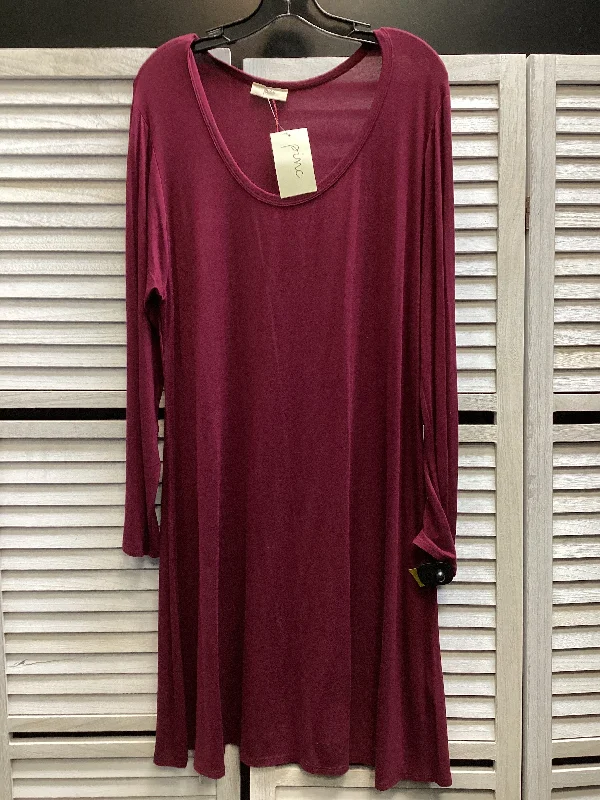 Dress Casual Maxi By Pinc In Purple, Size: 2x