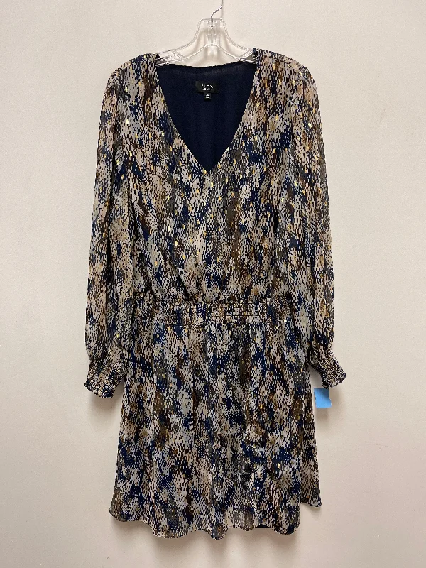 Dress Casual Midi By Msk In Navy, Size: 2x