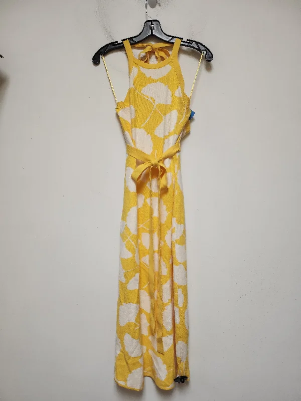 Dress Casual Midi By Target-designer In Yellow, Size: M