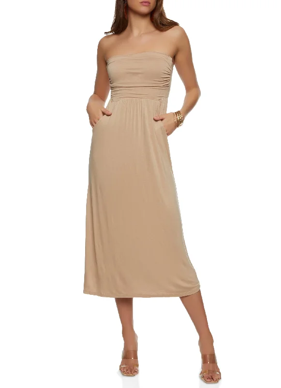 Strapless Maxi Dress