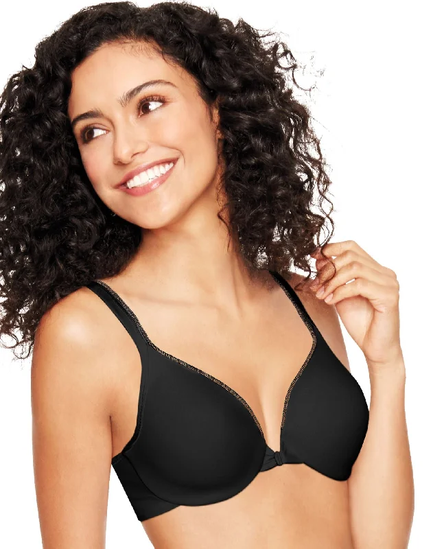 Hanes Ultimate ComfortBlend® Women`s T-Shirt Front-Close Underwire Bra