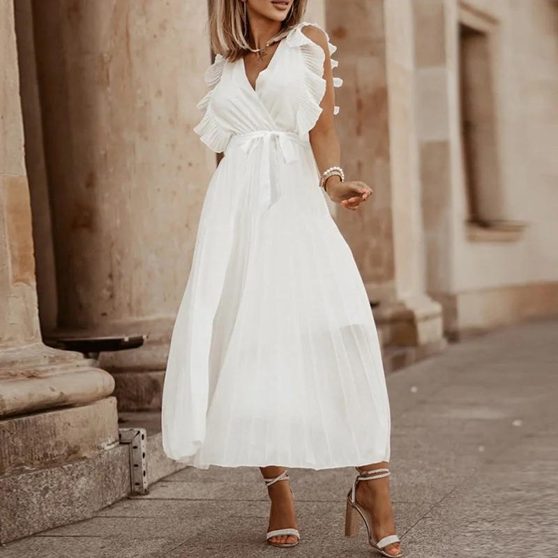 Elegant Cocktail Party Chiffon Women Long Dress