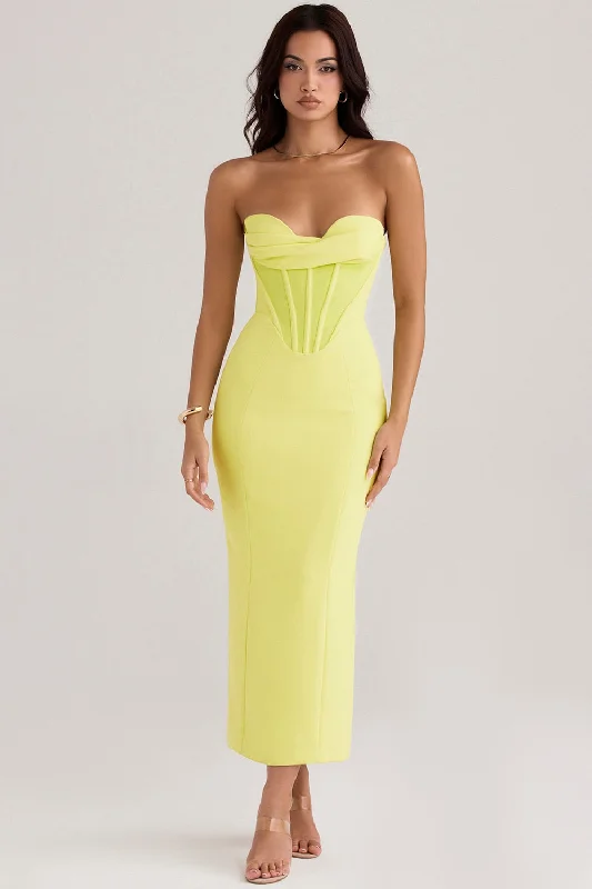 High Quality Satin Bodycon Party Corset Dress