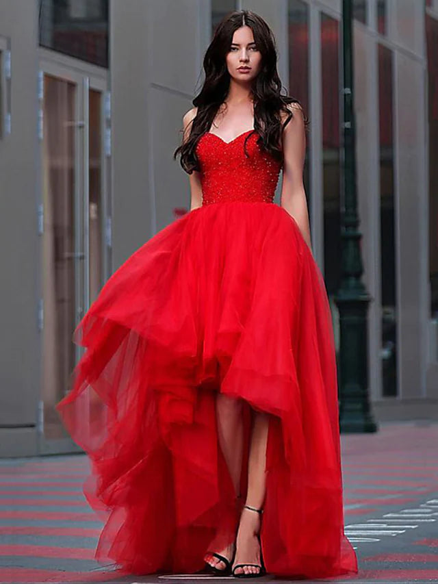 Luxurious Elegant Party Wear Prom Birthday Dress Sweetheart Neckline Sleeveless Floor Length Tulle with Pleats Luxurious Elegant Party Wear Prom Birthday Dress Sweetheart Neckline Sleeveless Floor Length Tulle with Pleats