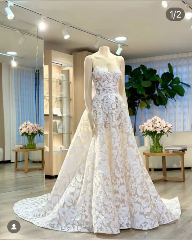 Lakshmigown Luxury Lace Boho Wedding Gowns Off The Shoulder Robe Mariee 2024 Sparkly Church Champagne Bridal Dresses Sweetheart Lakshmigown Luxury Lace Boho Wedding Gowns Off The Shoulder Robe Mariee 2024 Sparkly Church Champagne Bridal Dresses Sweetheart